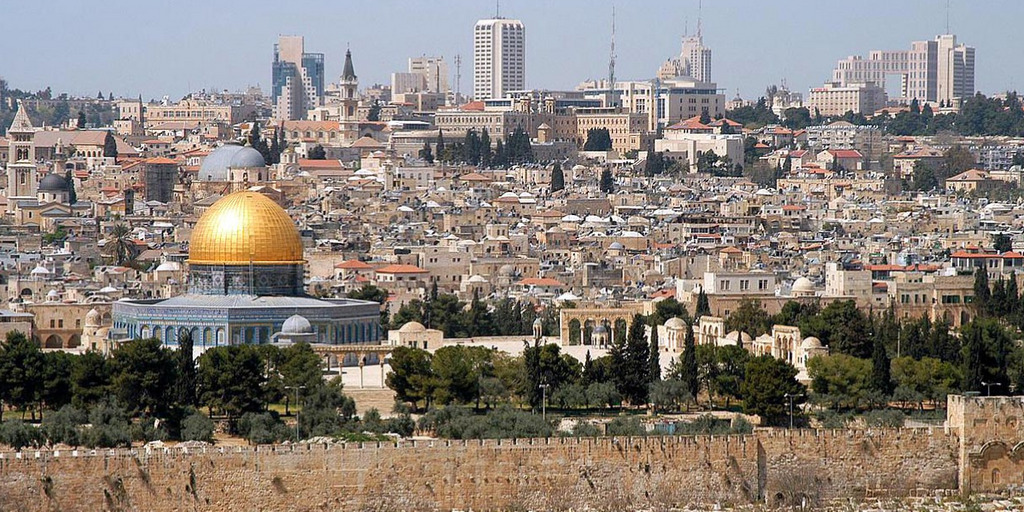 Blick auf die Altstadt von Jerusalem