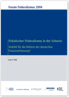 Cover Fiskalischer Föderalismus in der Schweiz                                                              
