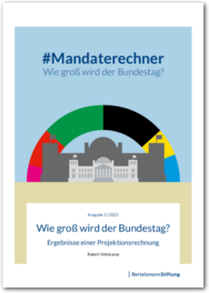 Cover #Mandaterechner - Wie groß wird der Bundestag? Ausgabe 1 / 2021