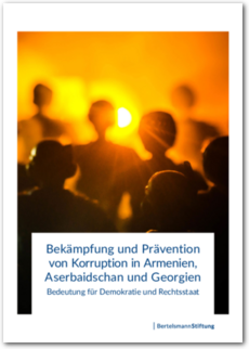 Cover Bekämpfung und Prävention von Korruption in Armenien, Aserbaidschan und Georgien