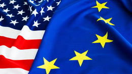 Flag of USA and EU