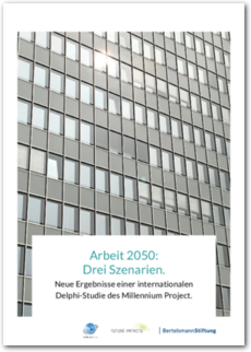 Cover Arbeit 2050: Drei Szenarien.