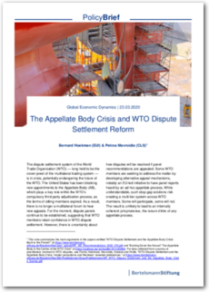 Cover The Appellate Body Crisis and WTO Dispute Settlement Reform