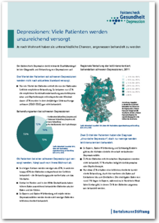 Cover Themenblatt Depressionen