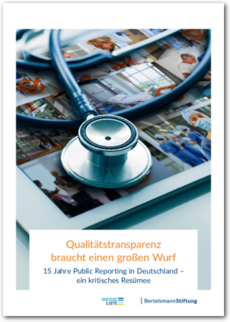 Cover Qualitätstransparenz braucht einen großen Wurf