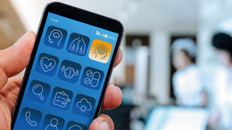Handy-Display mit vielen DiGA