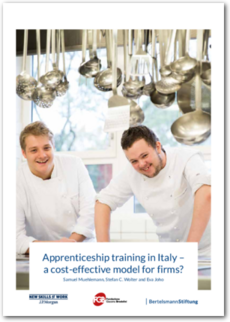 Cover Apprenticeship training in Italy – a cost-effective model for firms?