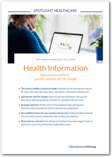 Cover SPOTLIGHT Healthcare: Health Information