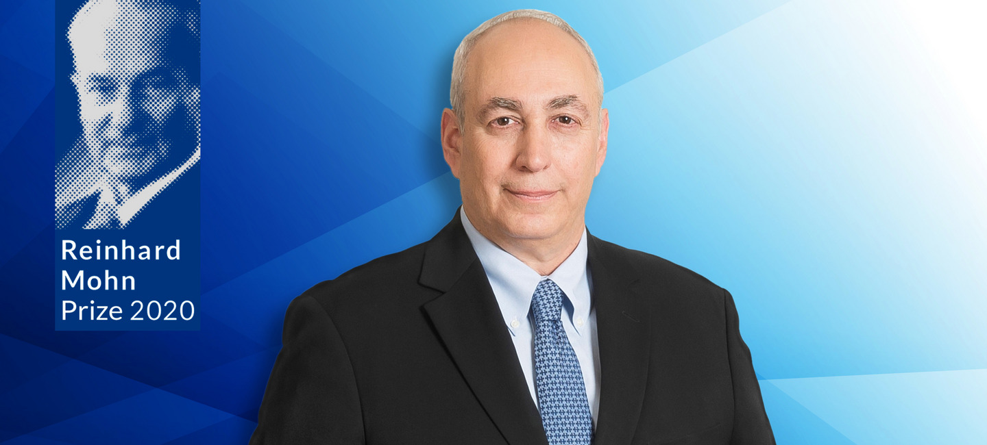 Nechemia (“Chemi”) J. Peres, chairman of the Board of Directors of Israel’s Peres Center for Peace and Innovation, is the recipient of the Reinhard Mohn Prize 2020.