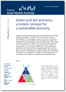 Cover Policy Brief #2013/02: <br/>Green and fair economy – a holistic concept for a sustainable economy