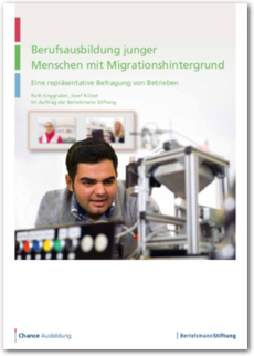 Cover Berufsausbildung junger Menschen mit Migrationshintergrund