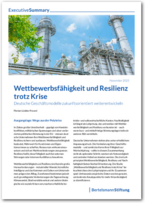 Cover Executive Summary | Wettbewerbsfähigkeit und Resilienz trotz Krise