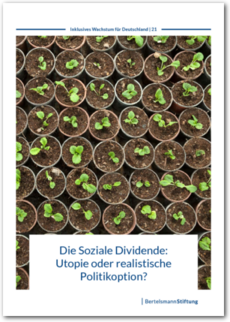 Cover Inklusives Wachstum für Deutschland 21: Die Soziale Dividende