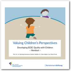 Cover Companion booklet: Valuing Children‘s Perspectives! Developing ECEC Quality with Children