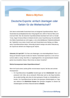 Cover Makro-Mythen: Deutsche Exporte - einfach überlegen oder Gefahr für die Weltwirtschaft?
