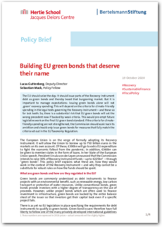 Cover Building EU green bonds that deserve their name