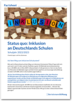 Cover Status quo: Inklusion  an Deutschlands Schulen