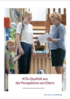 Cover KiTa-Qualität aus der Perspektive von Eltern