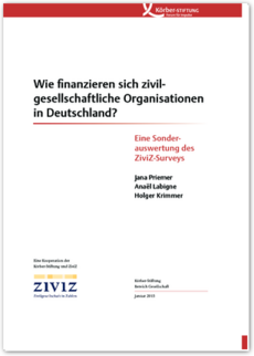 Cover Wie finanzieren sich zivilgesellschaftliche Organisationen in Deutschland?