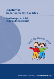 Cover Qualität für Kinder unter DREI in Kitas