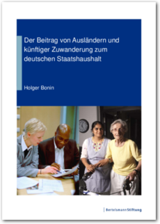 Cover Der Beitrag von Ausländern und künftiger Zuwanderung zum deutschen Staatshaushalt