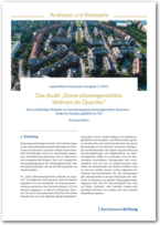 Cover Das Audit „Generationengerechtes Wohnen im Quartier“