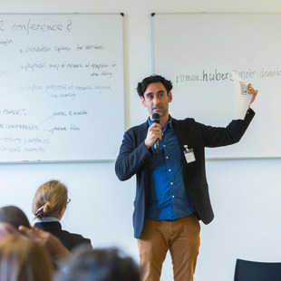 participants from different countries in discussion