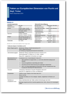 Cover Fakten zur Europäischen Dimension von Flucht und Asyl: Türkei