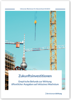 Cover Inklusives Wachstum für Deutschland 3: Zukunftsinvestitionen