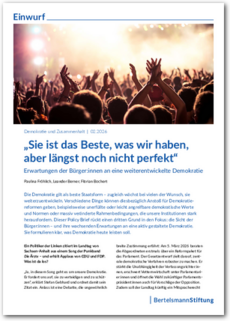 Cover EINWURF 02/2026 – „Sie ist das Beste, was wir haben, aber längst noch nicht perfekt“