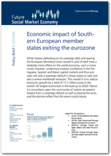 Cover Policy Brief #2012/06: <br/>Economic impact of Southern European member states exiting the eurozone