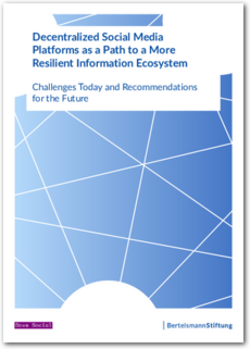 Cover Decentralized Social Media Platforms as a Path to a More Resilient Information Ecosystem