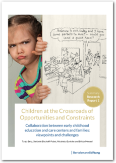 Cover Children at the Crossroads of Opportunities and Constraints - Collaboration between early childhood education and care centers and families: viewpoints and challenges