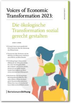 Cover Die ökologische Transformation sozial gerecht gestalten