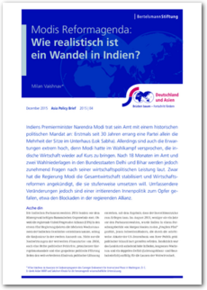 Cover Modis Reformagenda: Wie realistisch ist ein Wandel in Indien?