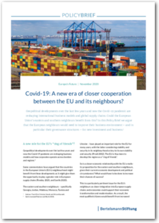 Cover Covid-19: A new era of closer cooperation between the EU and its neighbours?