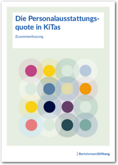 Cover Die Personalausstattungsquote in KiTas - Zusammenfassung