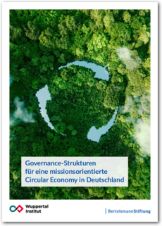Cover Governance-Strukturen für eine missionsorientierte Circular Economy in Deutschland