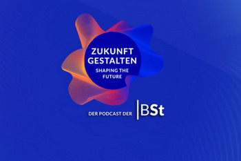 Das Logo des Podcasts "Zukunft gestalten".