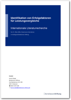 Cover Identifikation von Erfolgsfaktoren für Leistungsvergleiche                                            