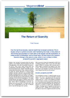 Cover Megatrend Brief #4: The Return of Scarcity