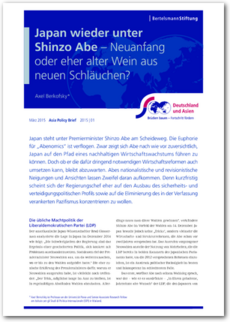 Cover Japan wieder unter Shinzo Abe – Neuanfang oder eher alter Wein aus neuen Schläuchen?