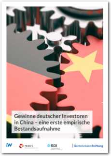 Cover Gewinne deutscher Investoren  in China – eine erste empirische  Bestandsaufnahme