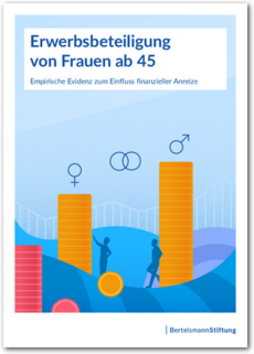 Cover Erwerbsbeteiligung von Frauen ab 45