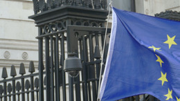 European Flag in Downing Street