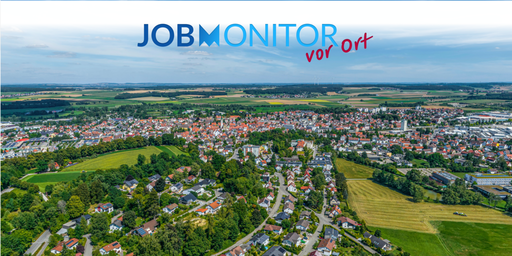 Vogelperspektive auf eine Stadt
