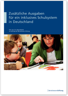 Cover Zusätzliche Ausgaben für ein inklusives Schulsystem                                                  