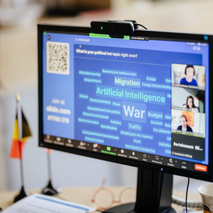 Bildschirm eines Rechners mit Begriffen