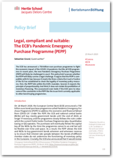Cover Legal, compliant and suitable: The ECB's Pandemic Emergency Purchase Programme (PEPP)