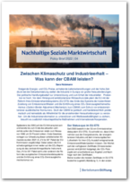 Cover Policy Brief 2022 | 04: Zwischen Klimaschutz und Industrieerhalt - Was kann der CBAM leisten?